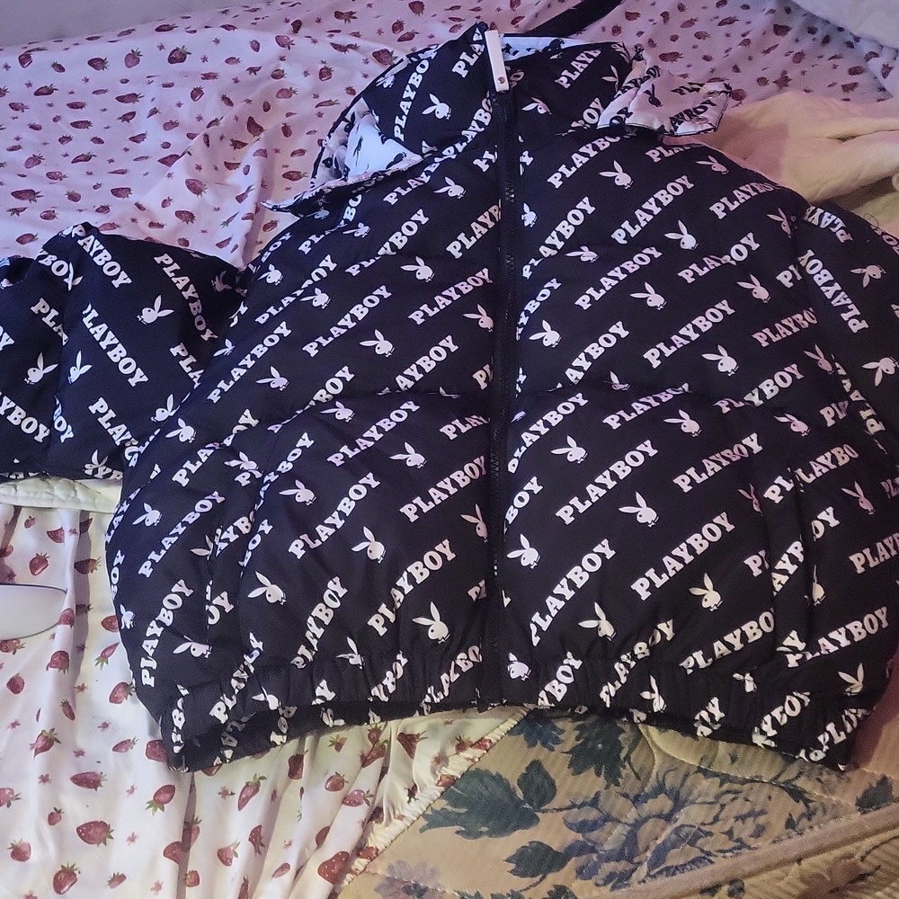 Playboy puffer coat